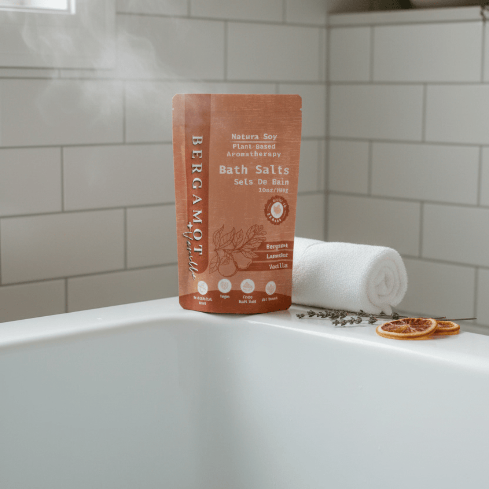 Bath Soak - Bergamot Vanilla - Natura Soylights