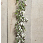 Frosted Snow Finish Garland - Natura Soylights