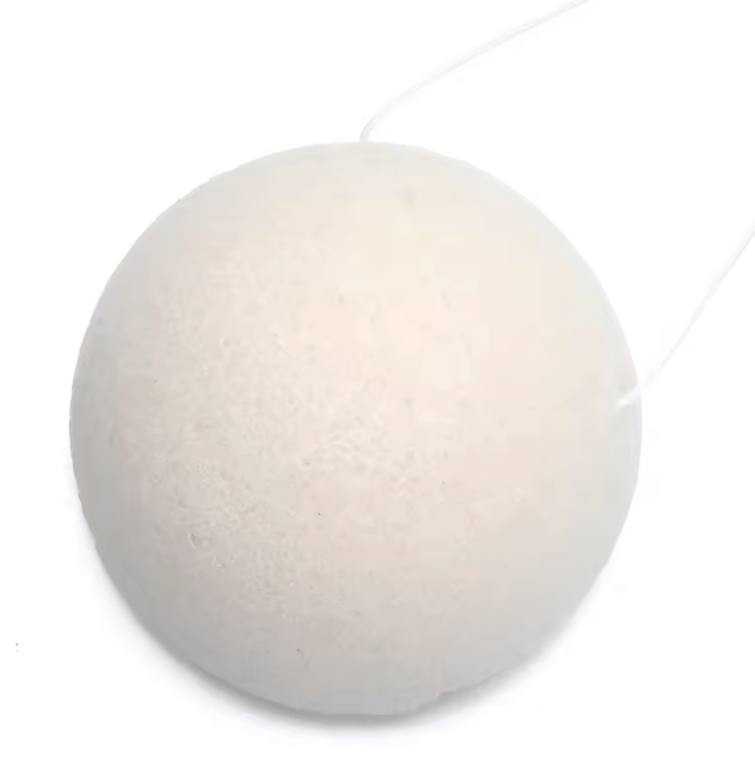 Konjac Cleansing Sponge - Natural Biodegradable - Natura Soylights