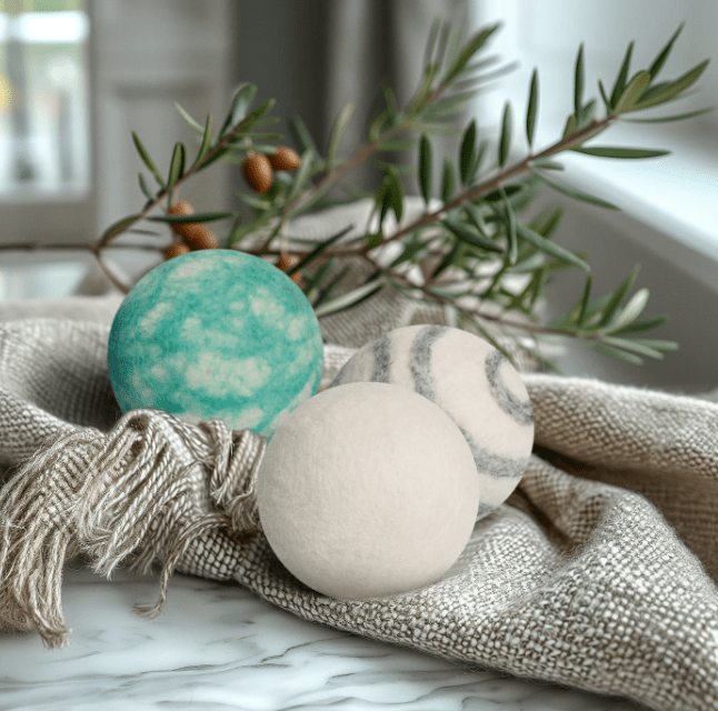 Reusable Wool Dryer Balls (3 pack) - Natura Soylights