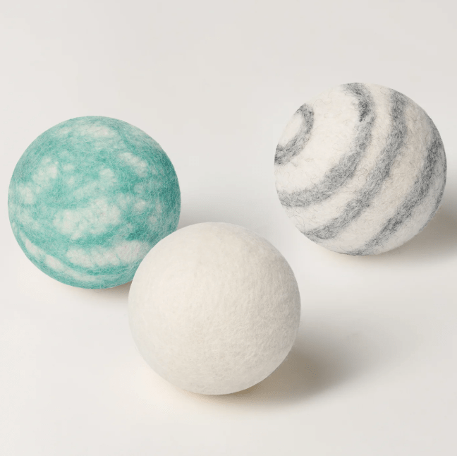 Reusable Wool Dryer Balls (3 pack) - Natura Soylights
