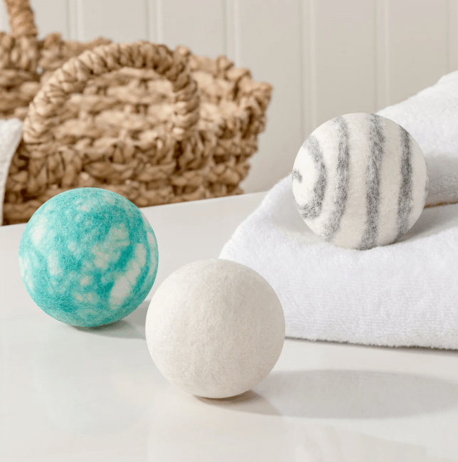 Reusable Wool Dryer Balls (3 pack) - Natura Soylights