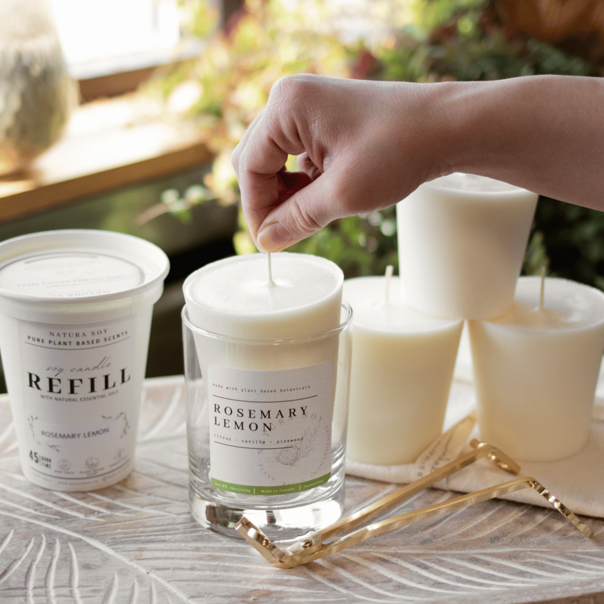 Soy Candle Refills - for Tumbler Jars - Natura Soylights