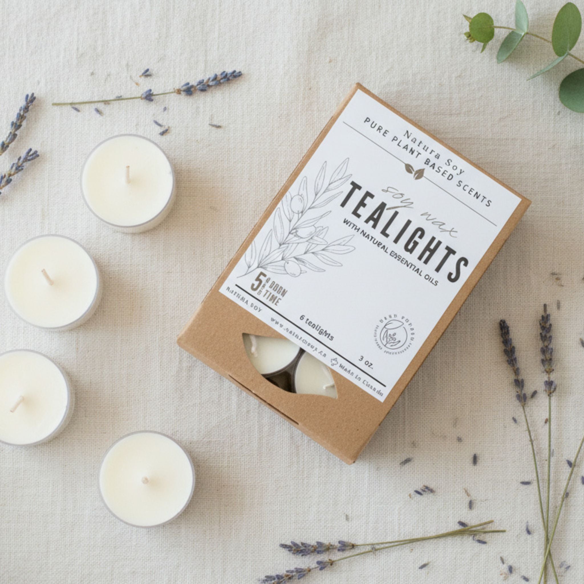 Tealight Sampler Set – Natura Soylights