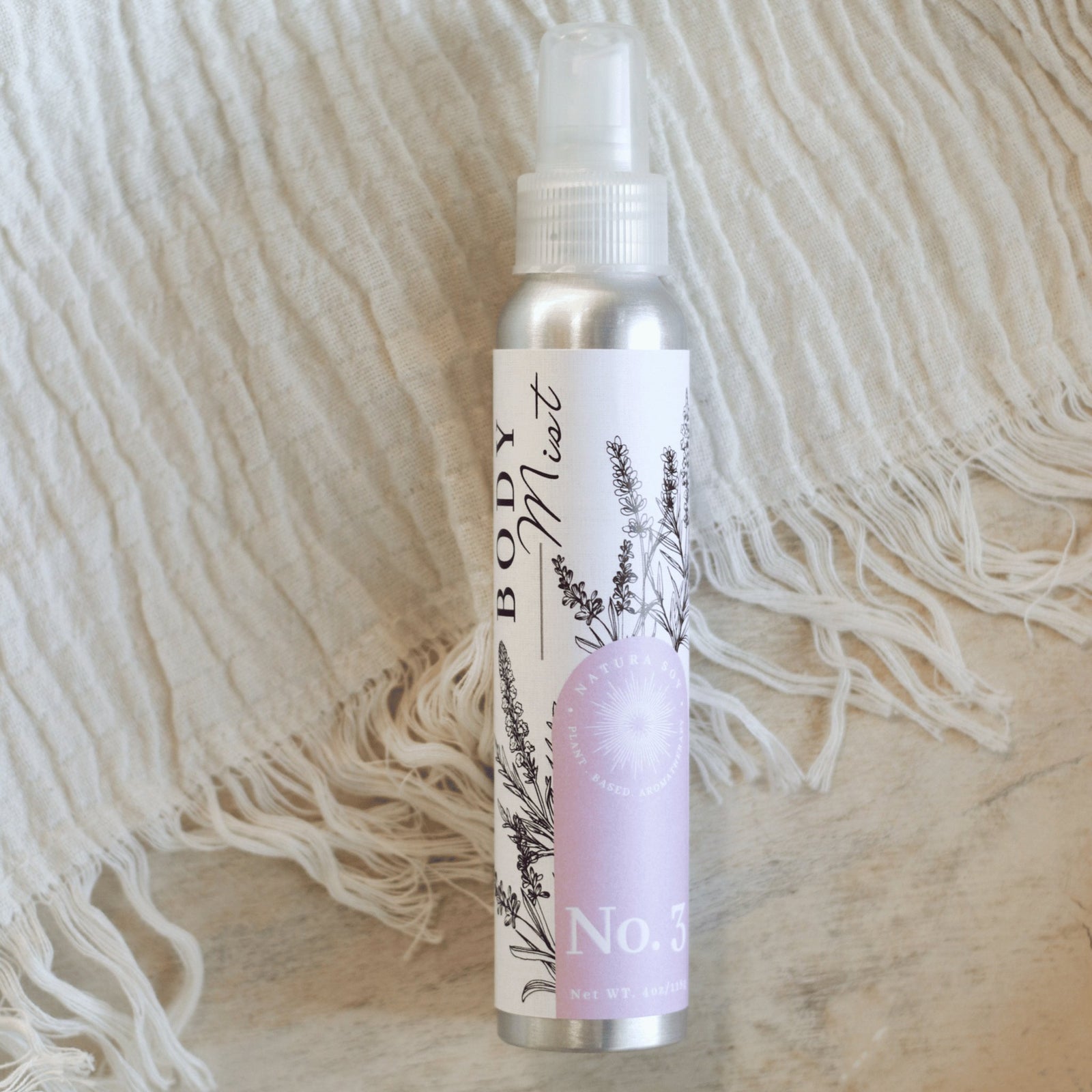 Body Mist- Lavender Bergamot - Natura Soylights