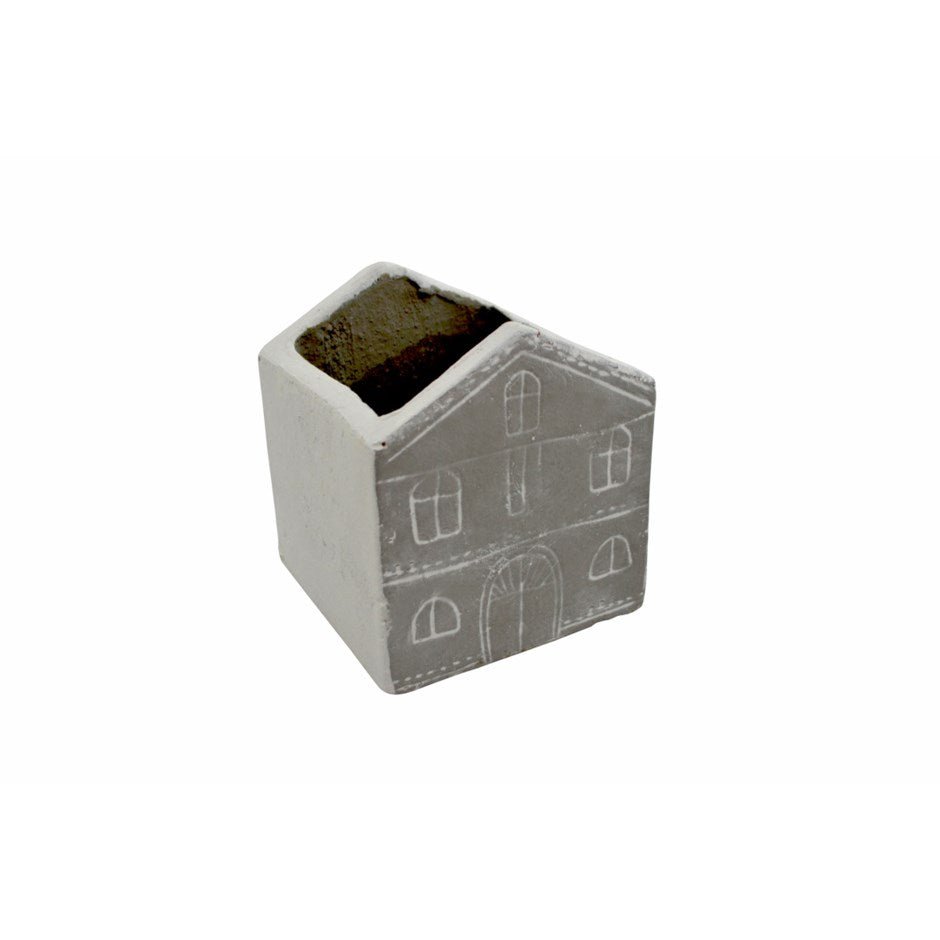 Grey House Pot - Natura Soylights