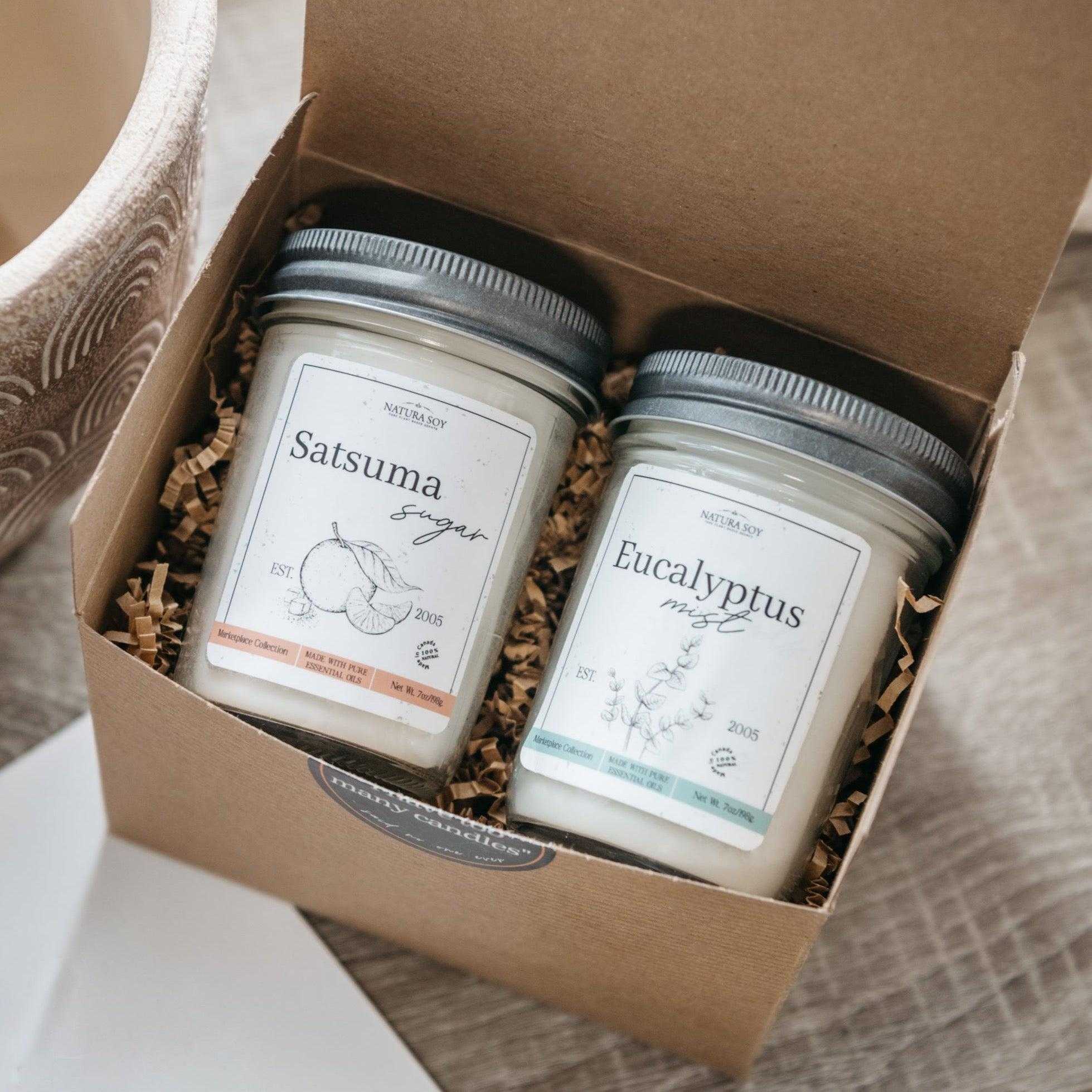 Marketplace Jar Gift Set - (Pick 2 Scents) - Natura Soylights