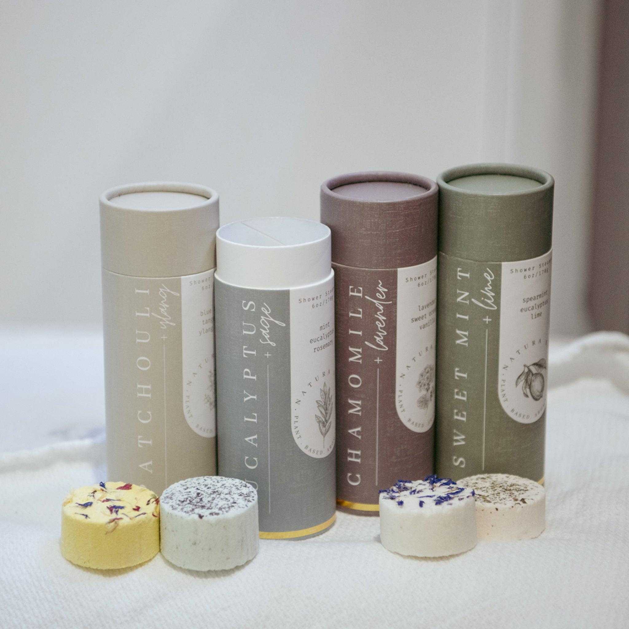 Shower Steamer Tube Sweet Mint Lime - Natura Soylights