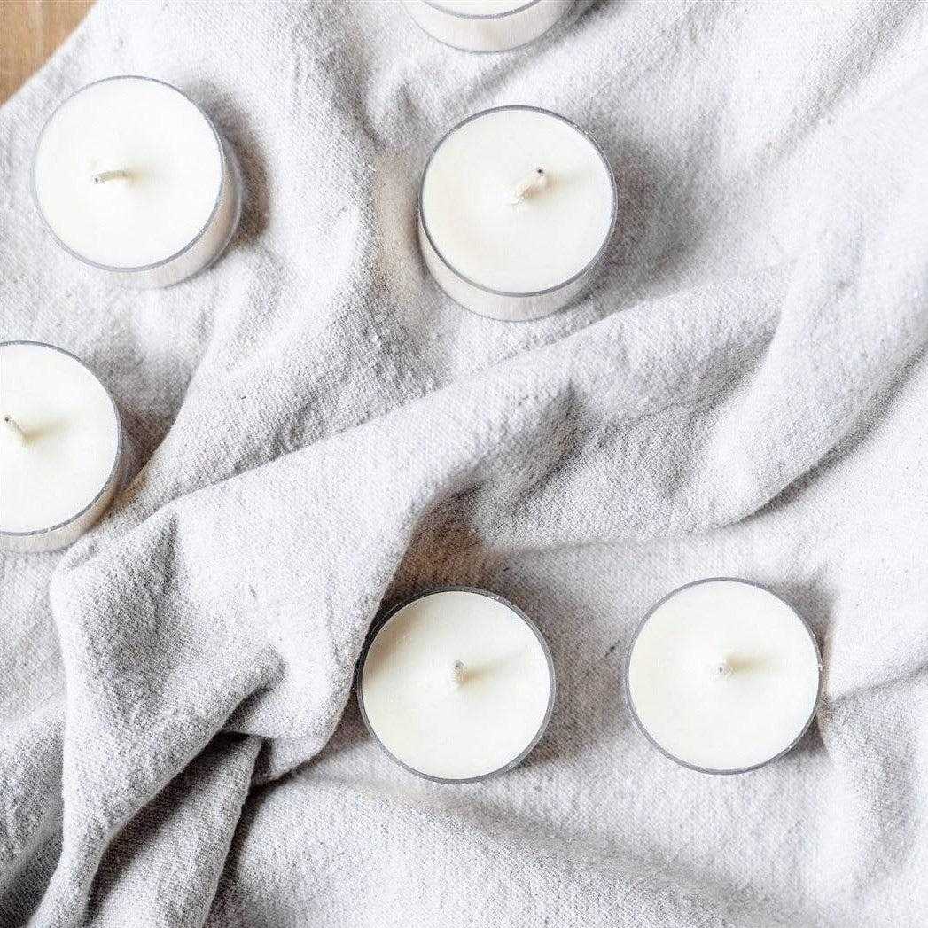 Soy Wax Tealights - Unscented Bulk (25) - Natura Soylights