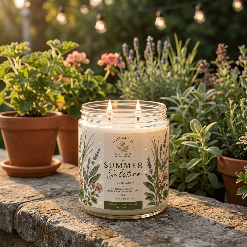 Botanical Outdoor Candle - Natura Soylights