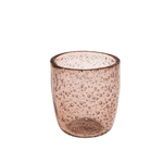 Bubble Glass Votive S, Pink - Natura Soylights