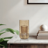 Candle Hurricane Vase - Gold waterfall - Natura Soylights