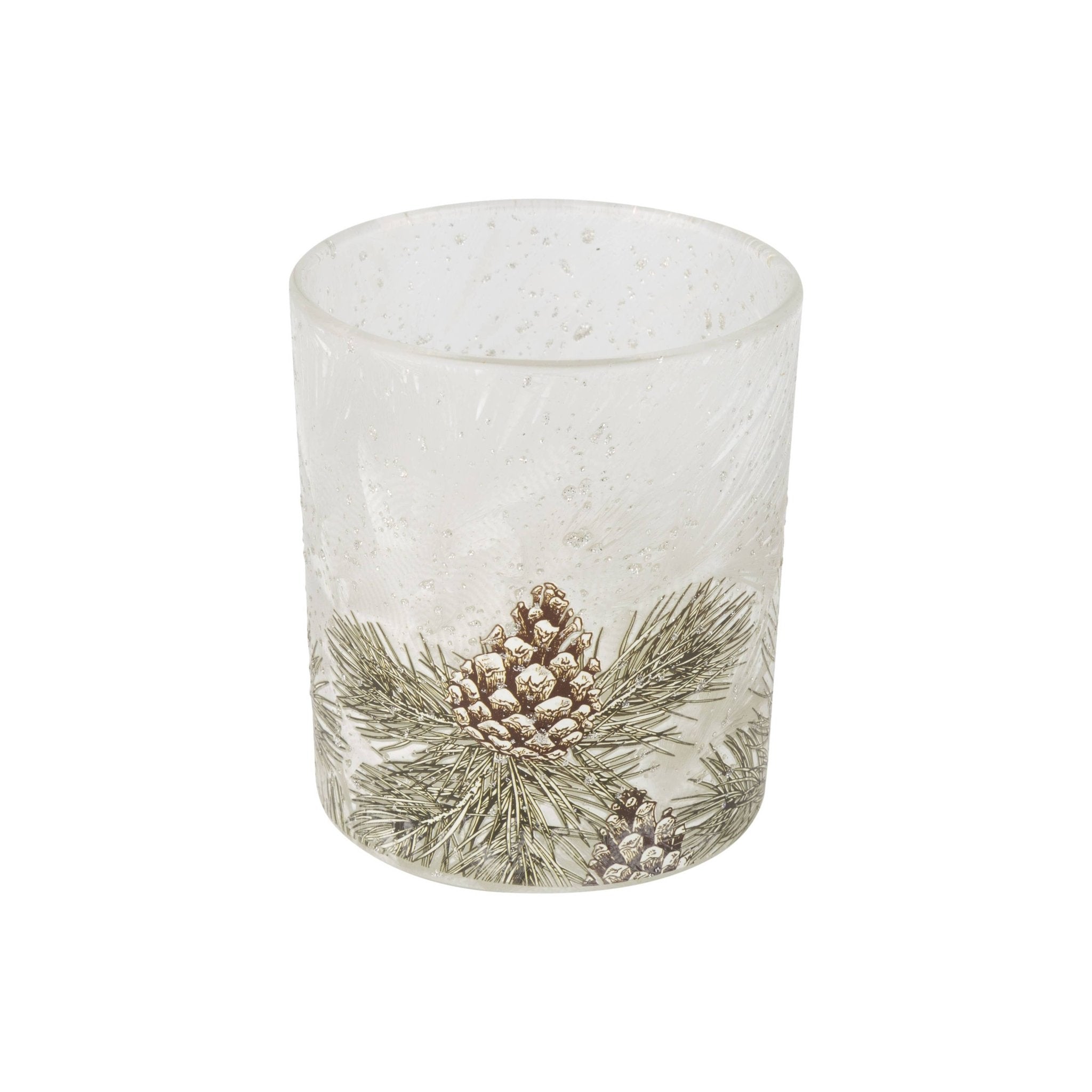 Frosted Pinecone Refill Candle Holder - Natura Soylights