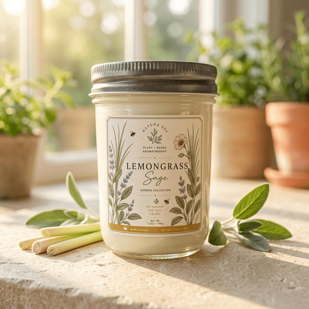 Garden Collection Candle - Natura Soylights