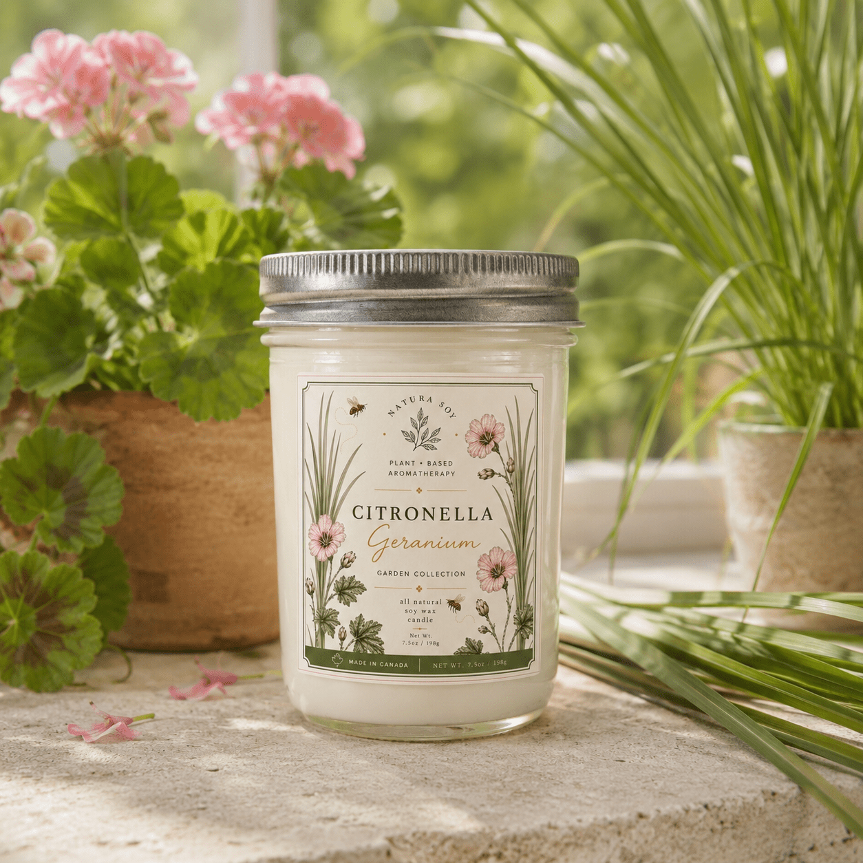 Garden Collection Candle - Natura Soylights