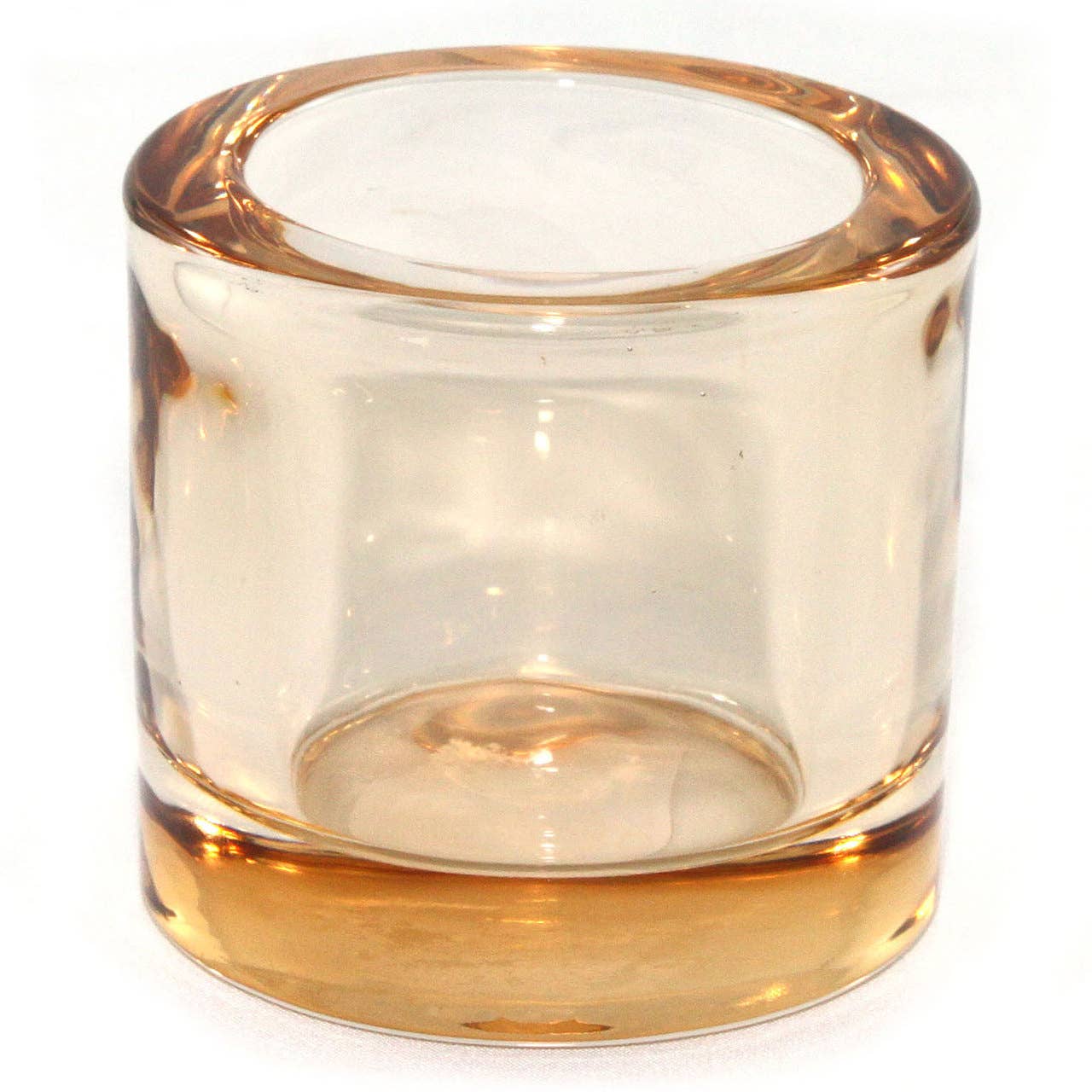 Heavy Glass Tealight & Votive Candle Holder - Natura Soylights
