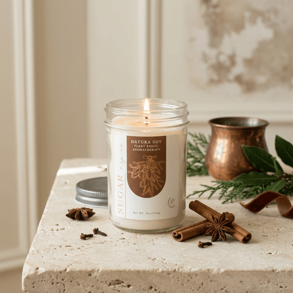 Holiday Marketplace Jar - Natura Soylights