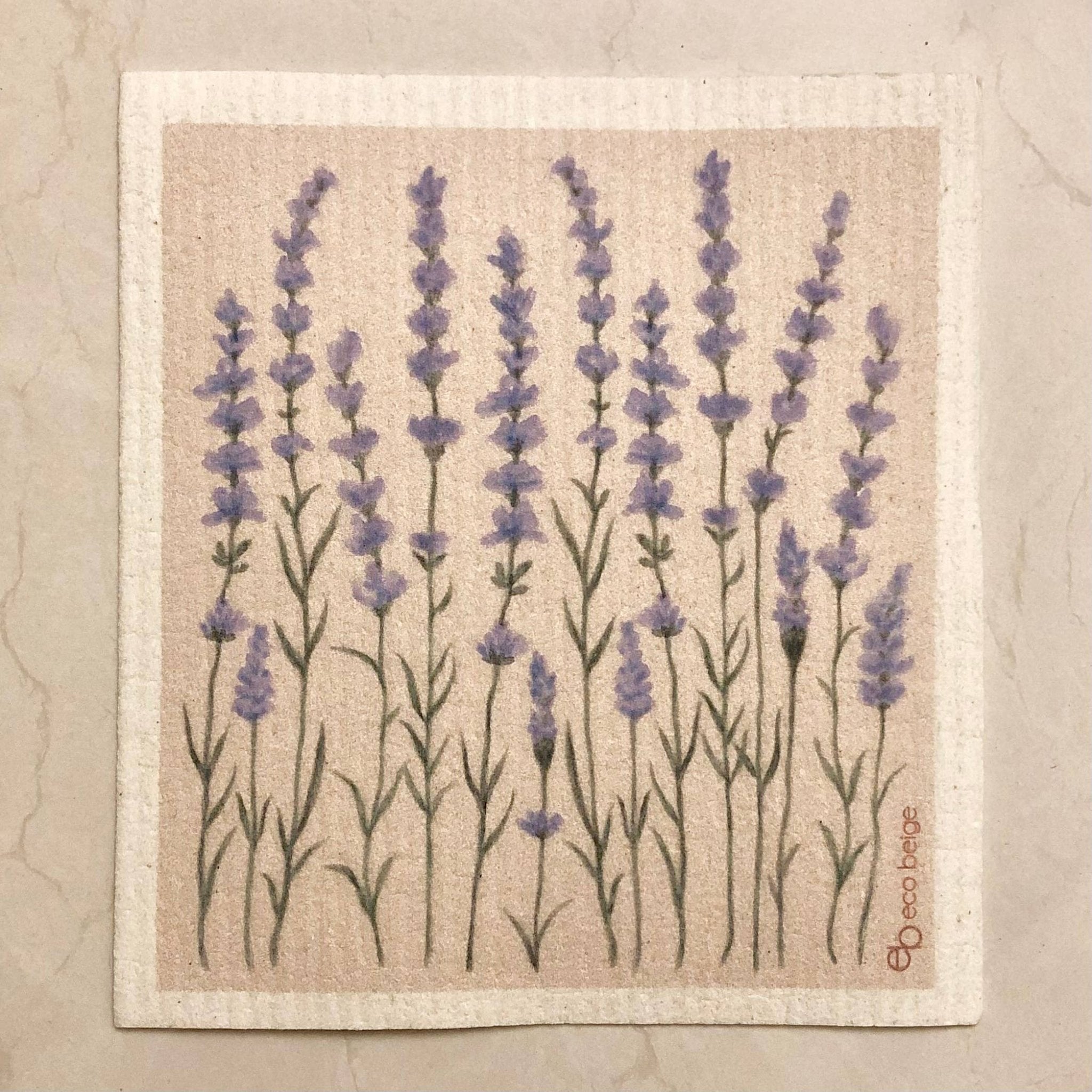 Lavender Sponge Cloth - Natura Soylights