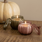 Limited Edition Glass Pumpkin Candle - Natura Soylights