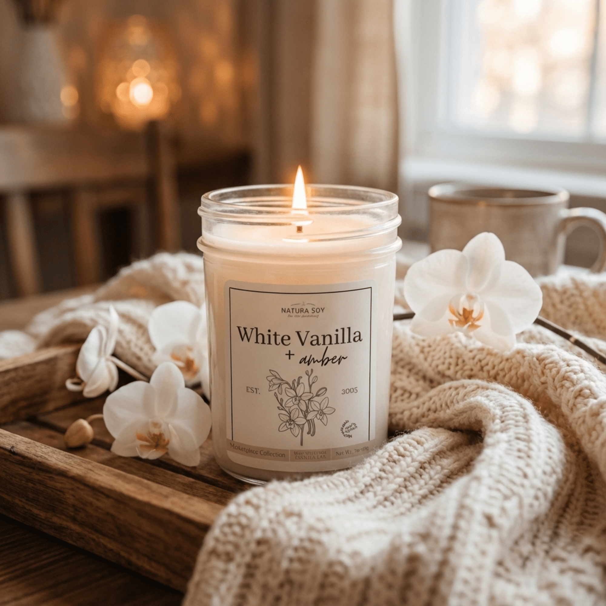 Marketplace Soy Wax Candle - Natura Soylights