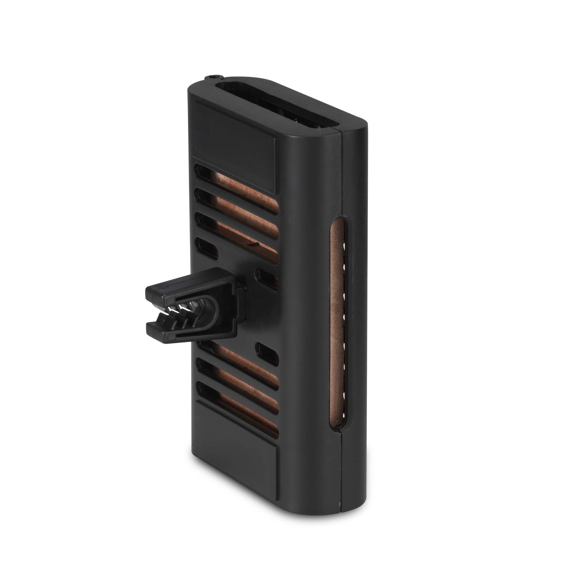 Puccini Black Lava Rock Car Scent Vent Clip - Natura Soylights