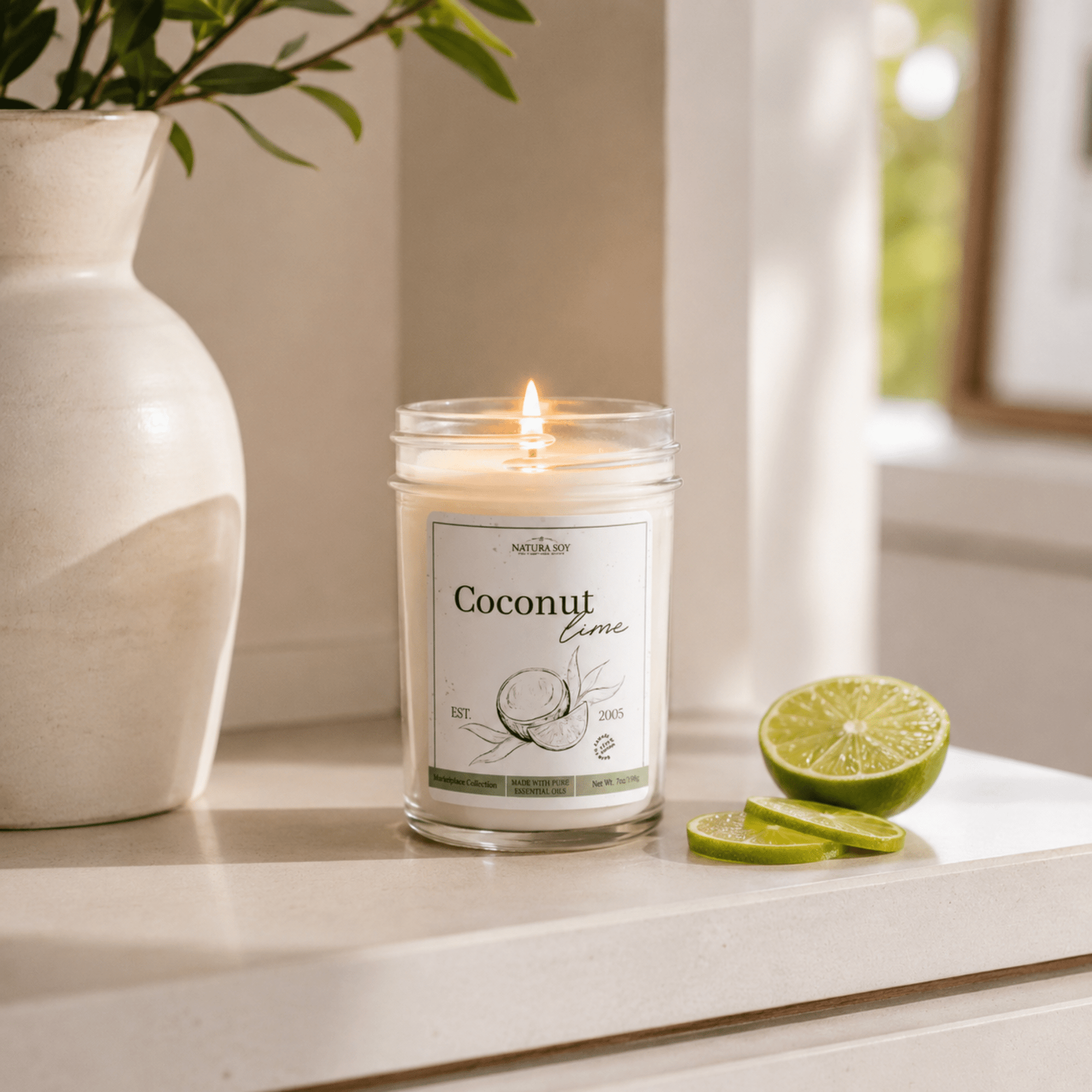 SOTM- Marketplace Soy Wax Candle - Natura Soylights