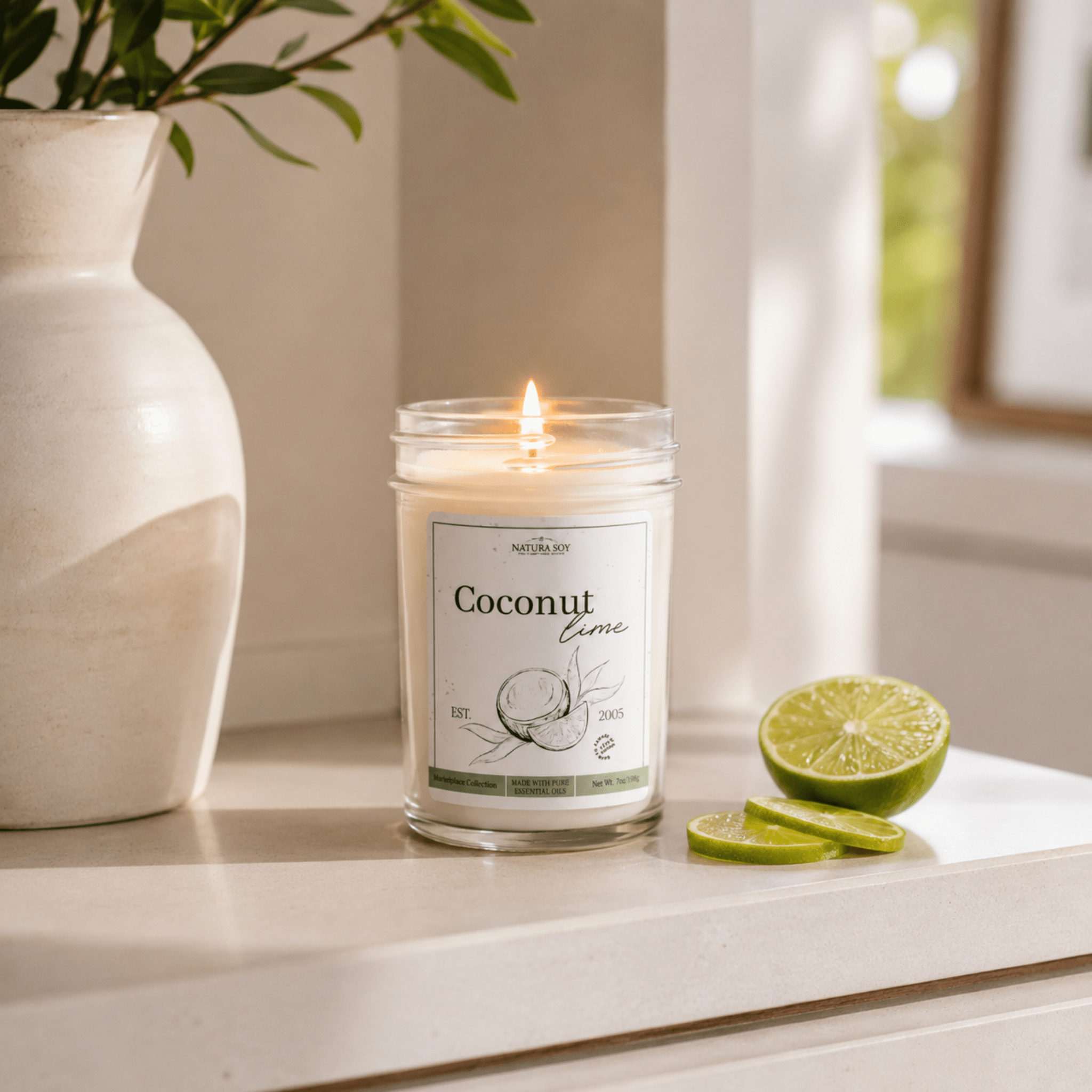 SOTM- Marketplace Soy Wax Candle - Natura Soylights