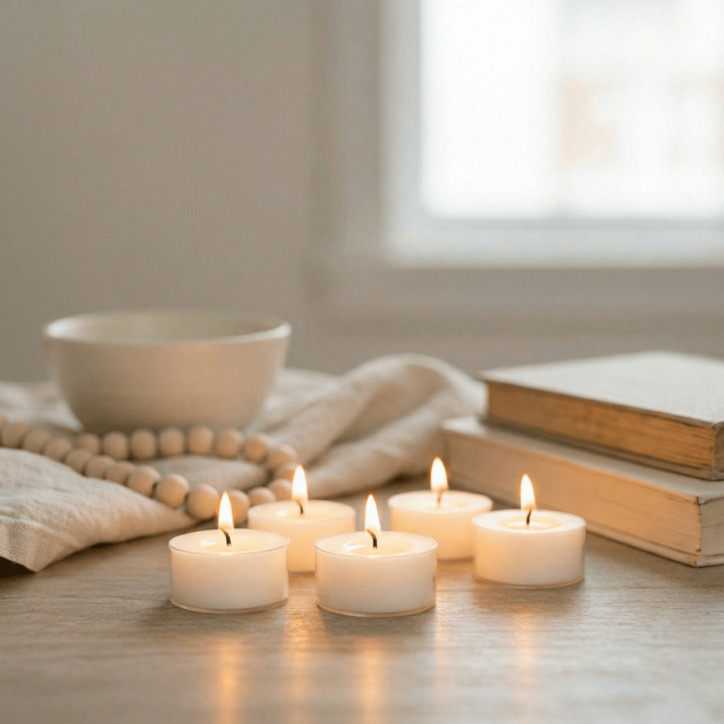 Soy Wax Tealights - pack of 25 (bulk) - Natura Soylights