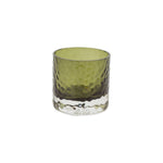 Tealight holder - Green texture - Natura Soylights