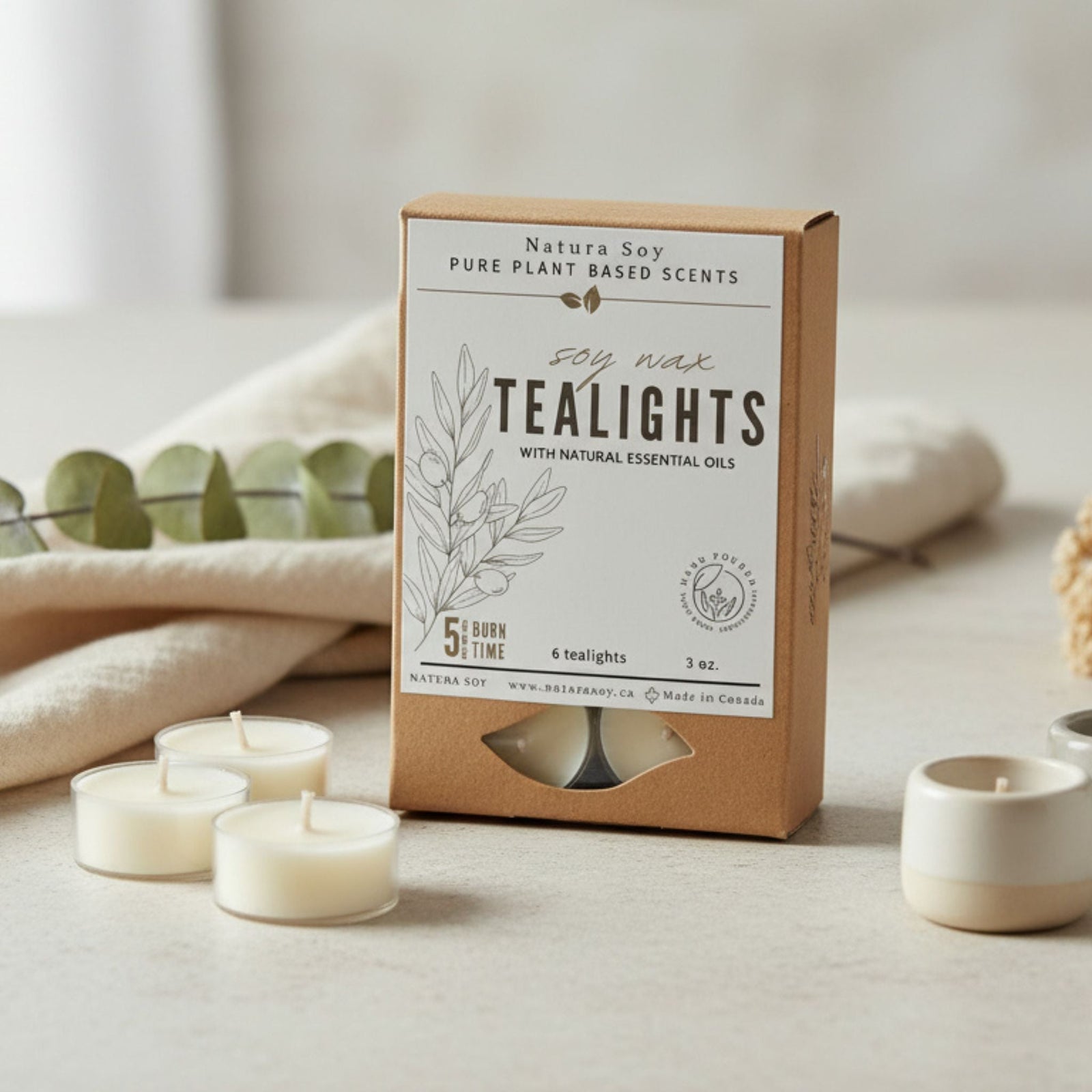 Tealights - Natura Soylights