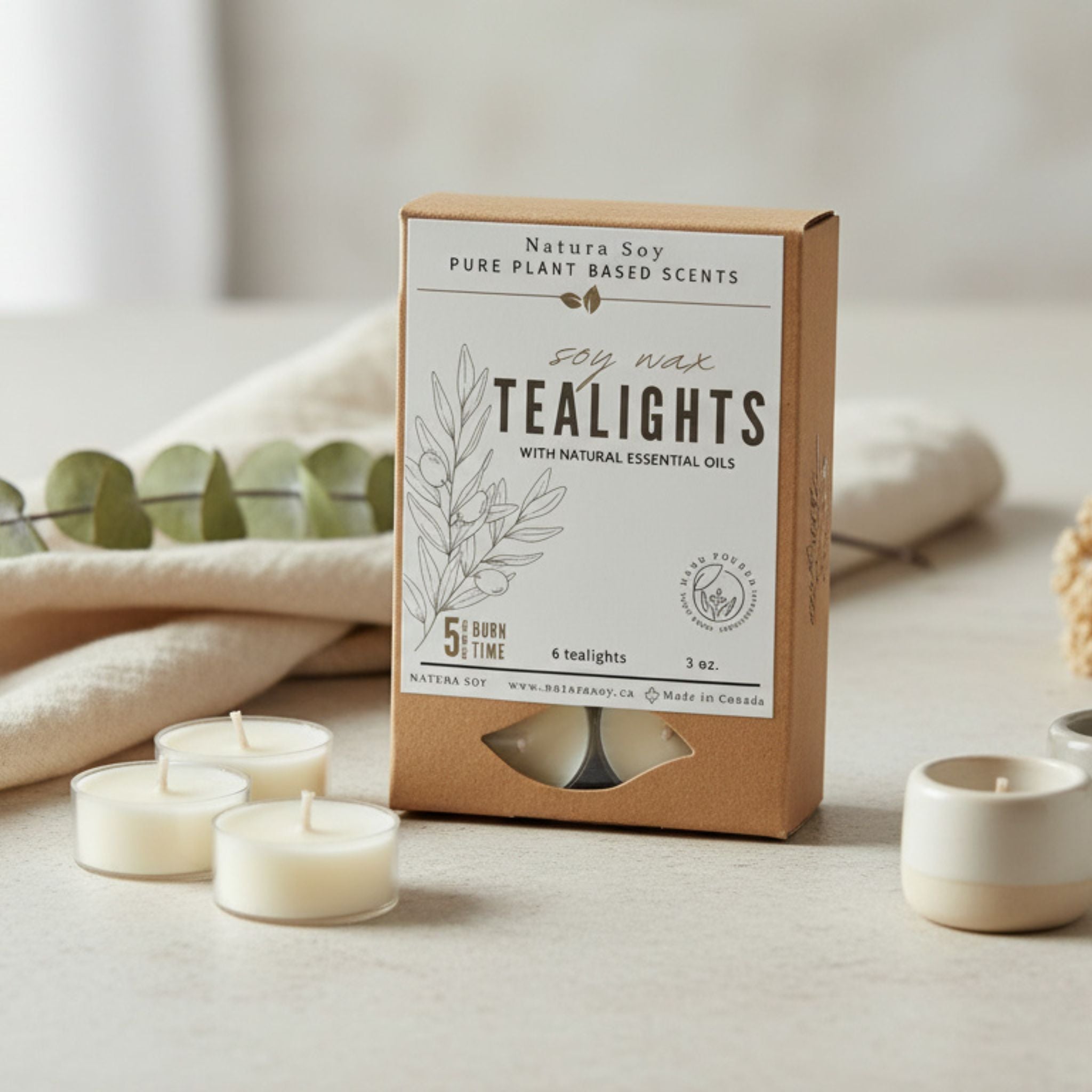 Tealights - Natura Soylights