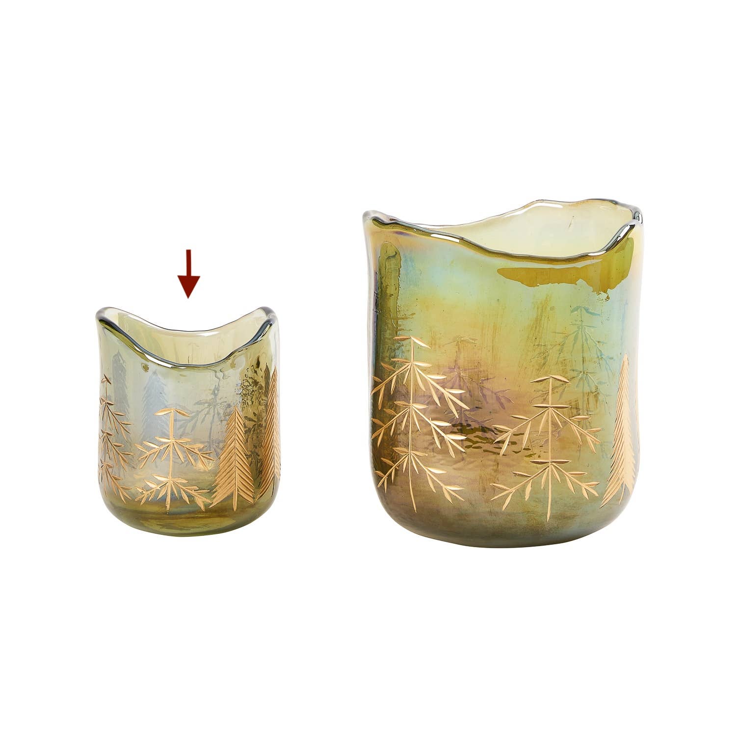 Tinsel Trees Candleholder - Natura Soylights