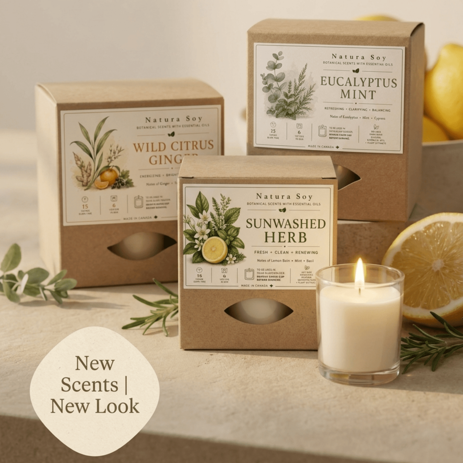 Votives (6 Pack) - Scented - Natura Soylights