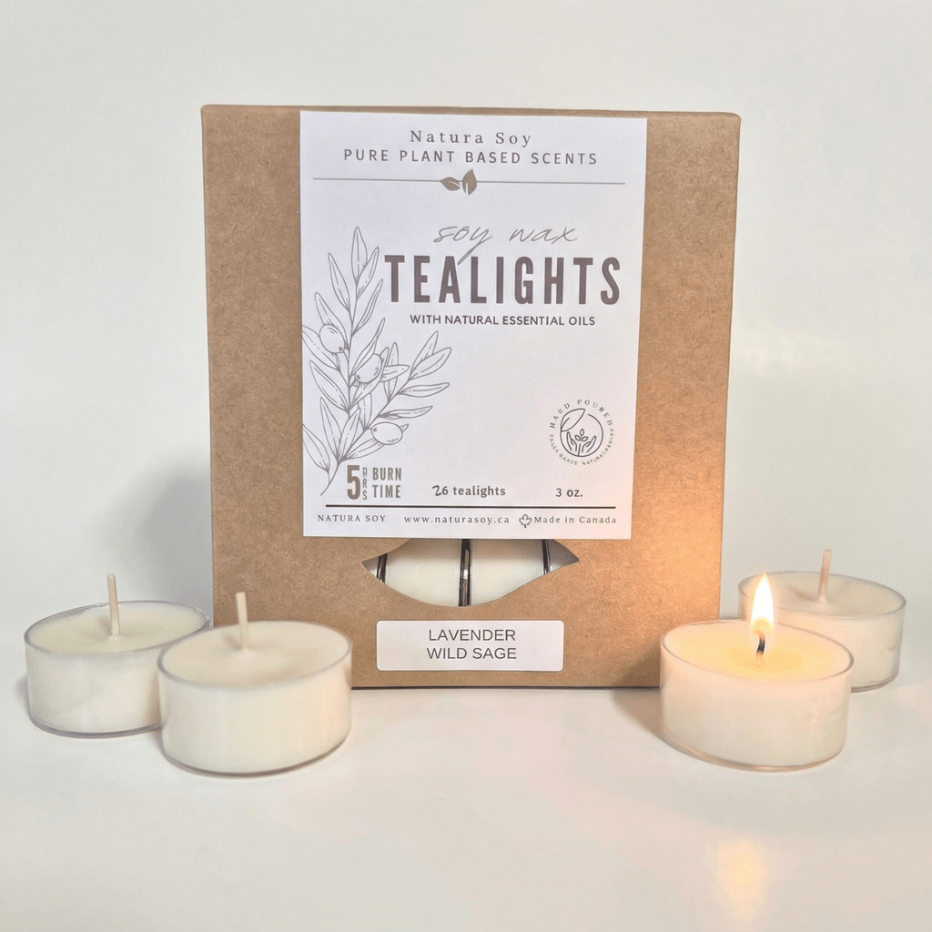 WMTM - Soy Wax Tealights - pack of 25 (bulk) - Natura Soylights