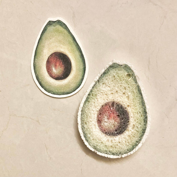 Avocado Pop Up Sponge - Natura Soylights