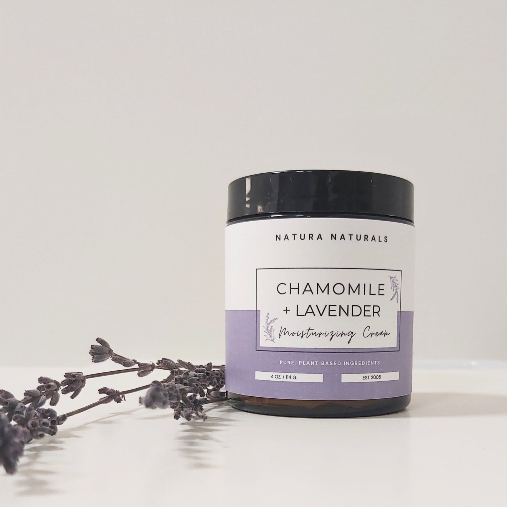Chamomile + Lavender Moisturizing Creme - Natura Soylights