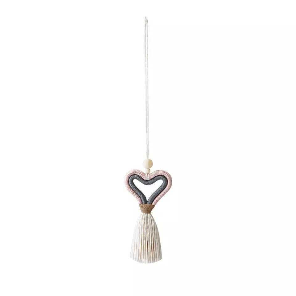 Heart Hand Woven Car Air Freshener - Natura Soylights