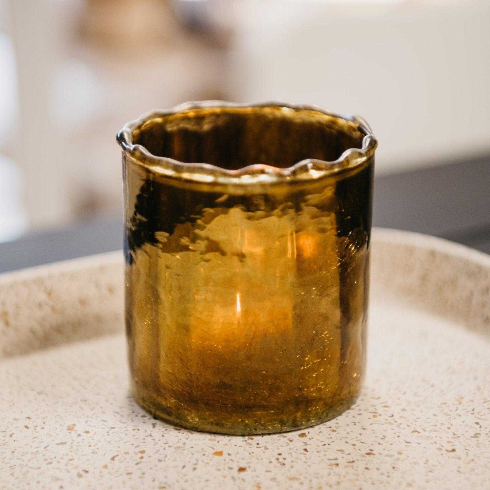 Luna Votive Golden Moss - Natura Soylights